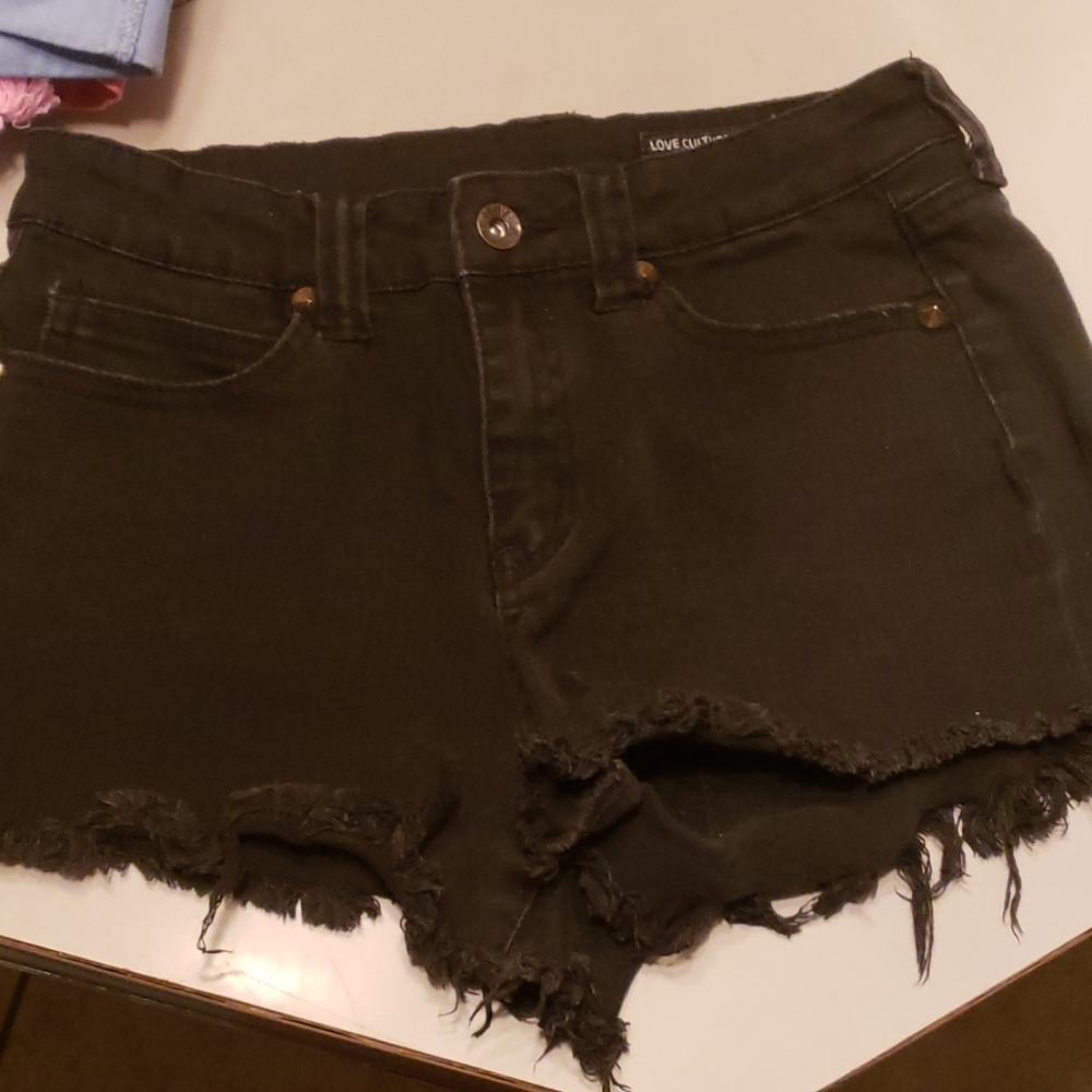 Black shorts